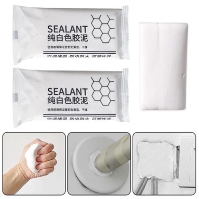 PA Sealant Dempul Tembok Dinding Instant Lem Pasta Elastis Penambal Lubang Pipa AC Segel Dempul Padat Ajaib PR154