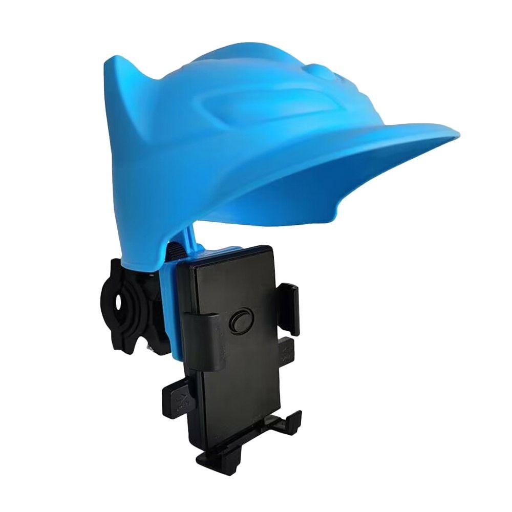 Populer Dekorasi Dudukan Ponsel Motor Kendaraan Elektrik Penutup Kerai Helm Kecil