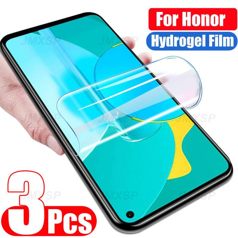 1-3pcs Film Hidrogel Penutup Penuh Untuk Huawei Honor X5 X7a X8a X9a Pelindung Layar Nyala Untuk Huawei Honor Magic5 Play7T 90 70 Lite Pro Ultimate Film