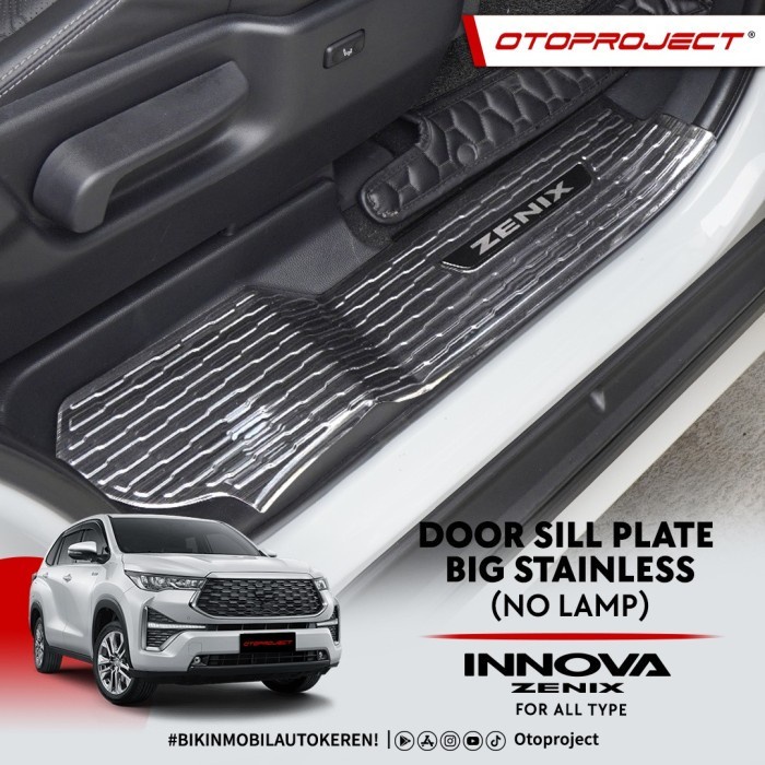 Otoproject Door Sill Plate Zenix No Lamp Big Stainless Black