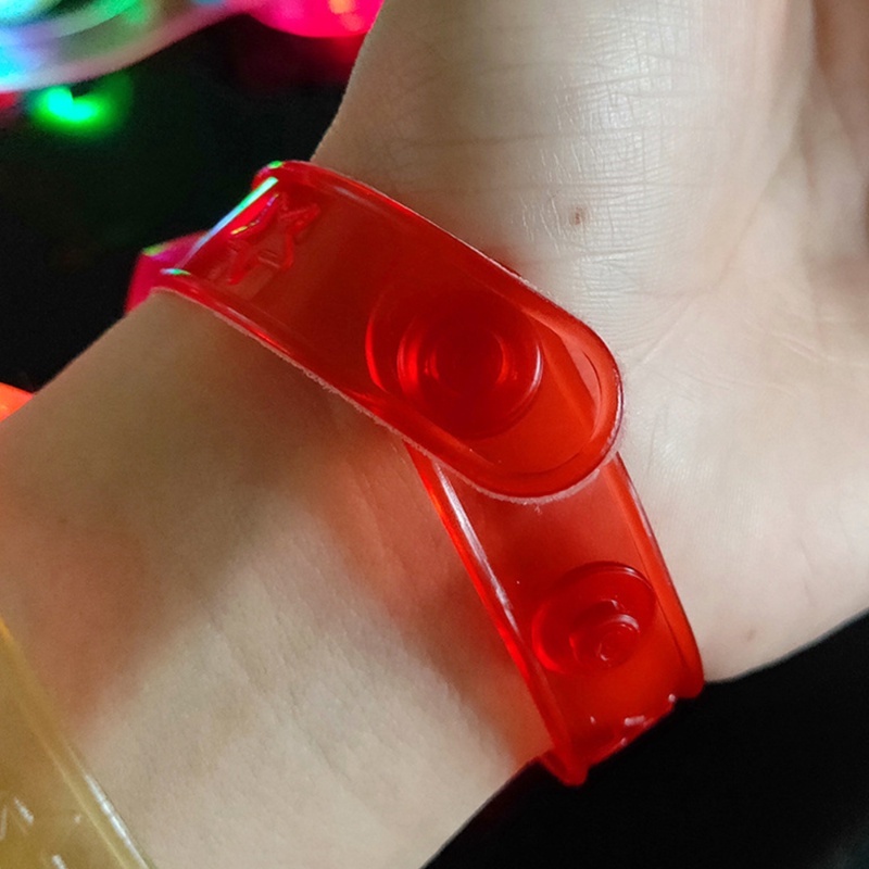 Kreatif Anak-Anak Gelang Hadir/Lucu Kartun LED Bercahaya Gelang/Konser Mendukung Gelang Neon/Keamanan Luar Ruangan Malam Lari Flash Gelang