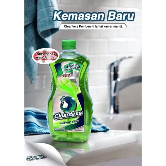 [DZS] CLEANTEXS CLEANTEX PEMBERSIH KERAK LANTAI KAMAR MANDI ANTI KUMAN MEMBANDEL MULTIFUNGSI SERBAGUNA