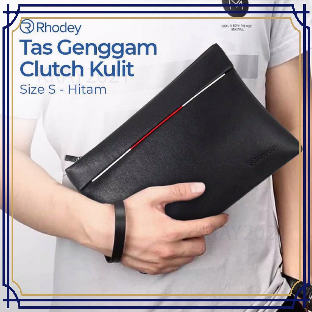 Tas Genggam Dompet Kulit Clutch Bag Size Small - HB-005
