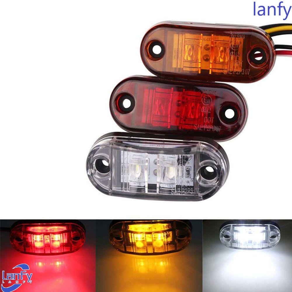 Lanfy Lampu Mobil Tahan Air Tahan Lama Kualitas Tinggi Aksesoris Mobil Lampu Peringatan LEDs Diode Light Warning Lamp Auto Suku Cadang Pengganti Lampu LED