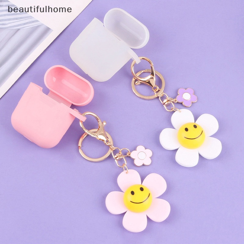 {beautifulhome} Gantungan Kunci Bunga Matahari Lucu Untuk Wanita Car Backpack Pendant Key buckle Decoration.