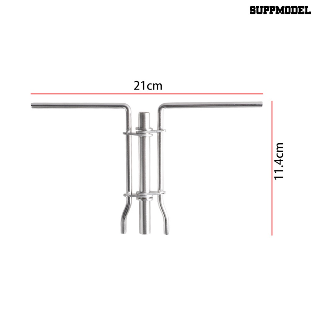 [SM]3Pcs /Set J05321 Alat Pasang Seal Batang U-cup Steel 3ukuran Heavy Duty Universal Car Hydraulic Cylinder Piston Rod Seal Twistor Tool Aksesoris Mobil