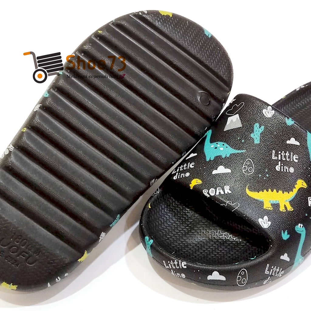 LUOFU E 6224 K-E35 SIZE 24-35 ORIGINAL l Sandal Selop jelly anak Laki l Sendal kokop anak Cowok impor