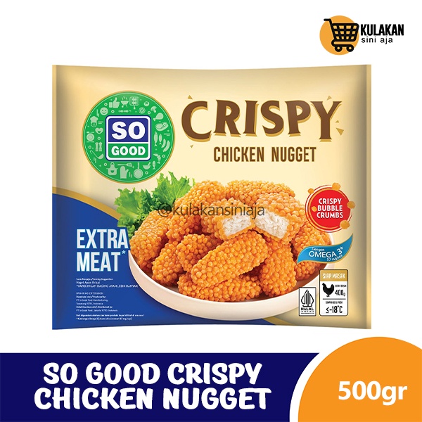 

So Good Crispy Chicken Nugget Berat 400 Gram