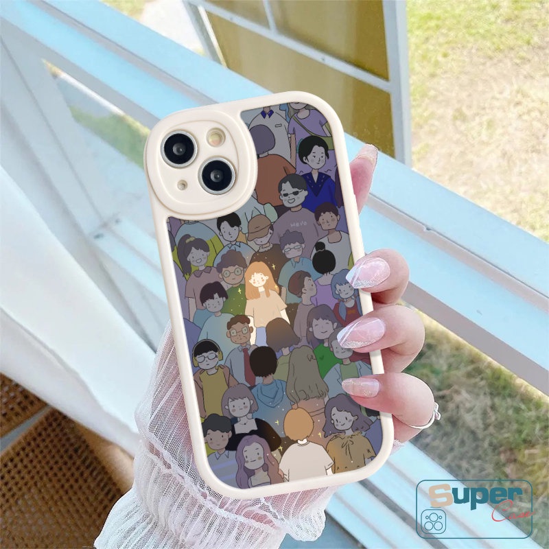 Case Pecinta Kartun Gadis Cowok Lucu Untuk VIVO Y36 Y02 Y20 Y35 Y15 Y17 Y16 Y12 Y21 Y11 Y22 Y15s Y31 Y30 Y20s Y21s V25E Y12i V25 Y91 Y91C Y15A Y51 Y22s Y21A Y33s Y20i Soft Cover