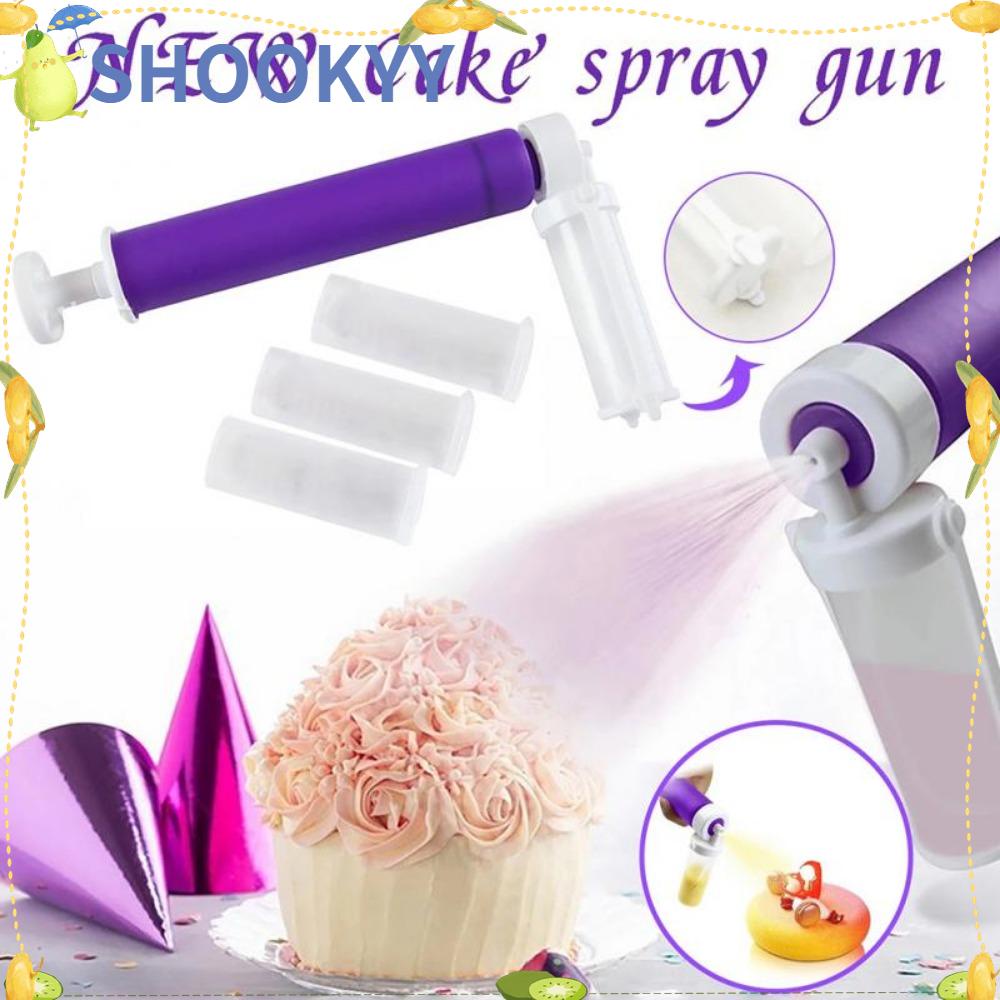 Chookyy Cake Spray Gun Dekorasi Alat Pastry Dessert Dekorasi Airbrush