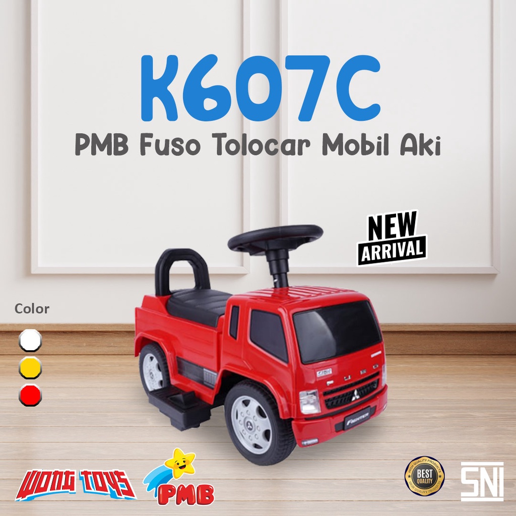 PMB Fuso Tolocar Mobil Aki (K607C) - Mainan Mobilan Aki K607C