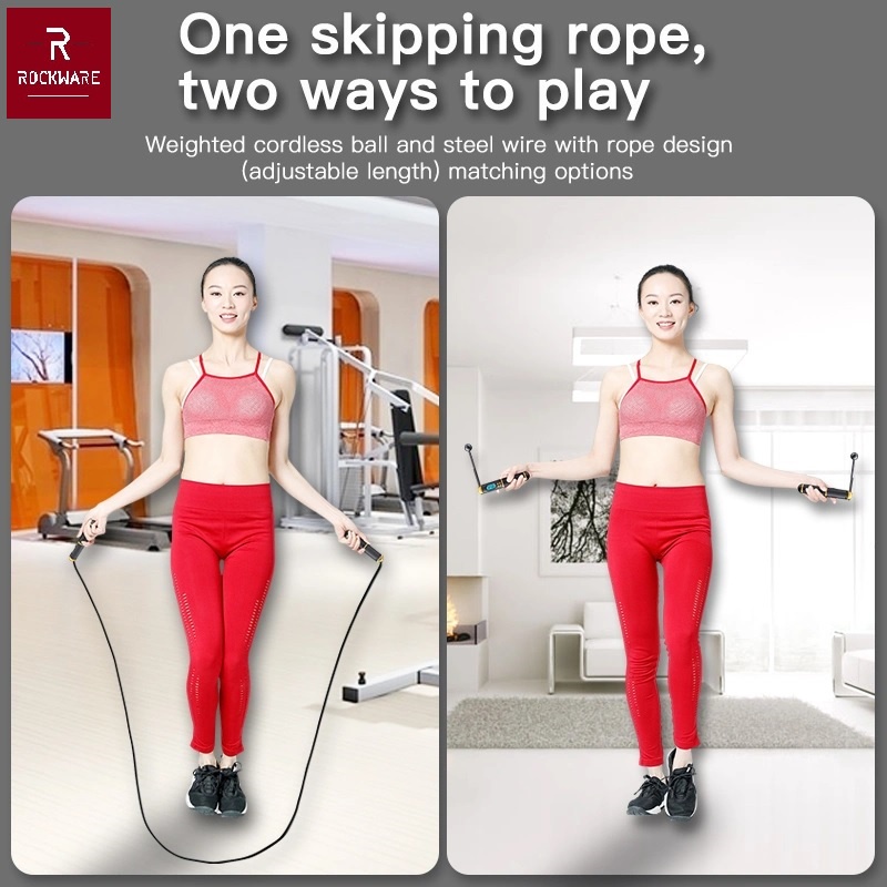 AKN88 - ROCKWARE RW-JUMP01 - Tali Skipping Dual Mode Corded Cordless Jump Rope