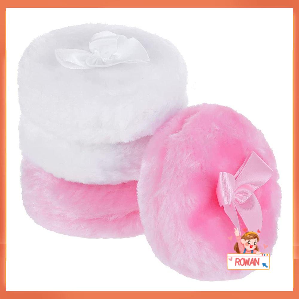 R-FLOWER Fluffy Powder Puff Reusable Cosmetic Woman Air Cushion/Tempat Bedak Kosmetik