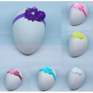 Headband Bandana Bayi Bunga Kuncup Bando Bayi Pita Ikat Salur baby Headband Turban Bayi Hias Rambut 