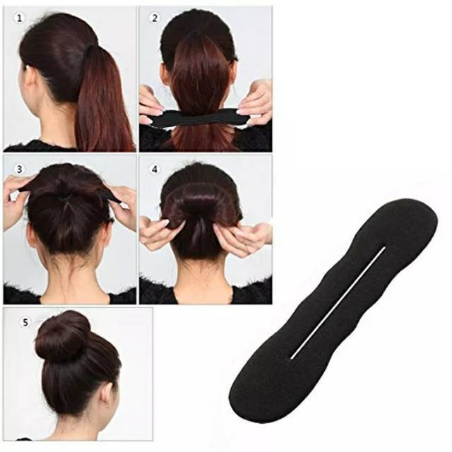 HAIRDINI SPONGE Rambut / Hair Dini / Hair Bun / Hairlock / Alat Sanggul Pramugari