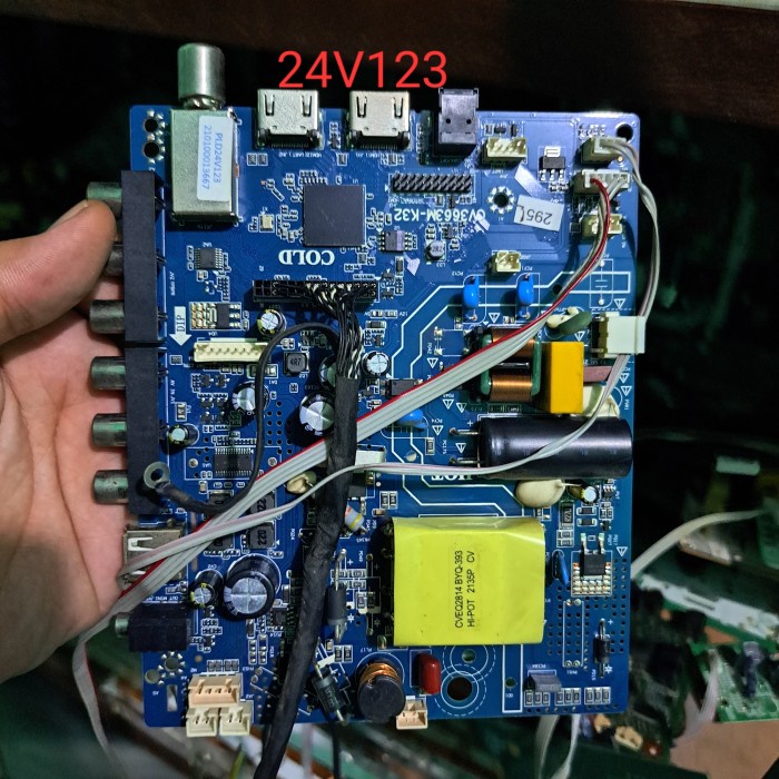 MB - MAINBOARD - MOTHERBOARD - MESIN TV POLYTRON PLD24V123 24V123