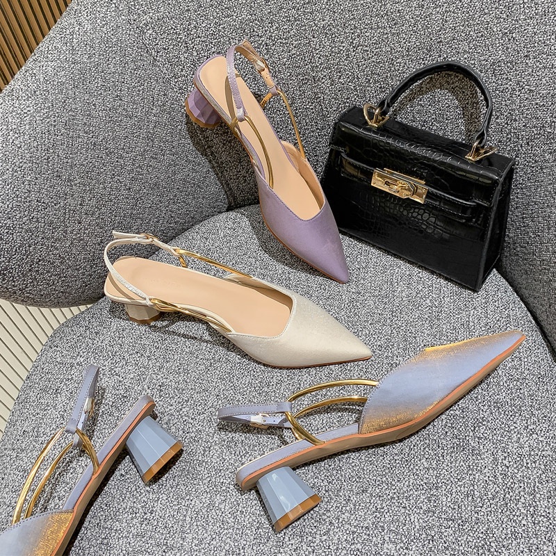 [JY] 1456 Sepatu Wanita Heels 413 Tali  ELEGAN CANTIK Sepatu Hak Tahu Platform Pesta Kerja Keren Impor