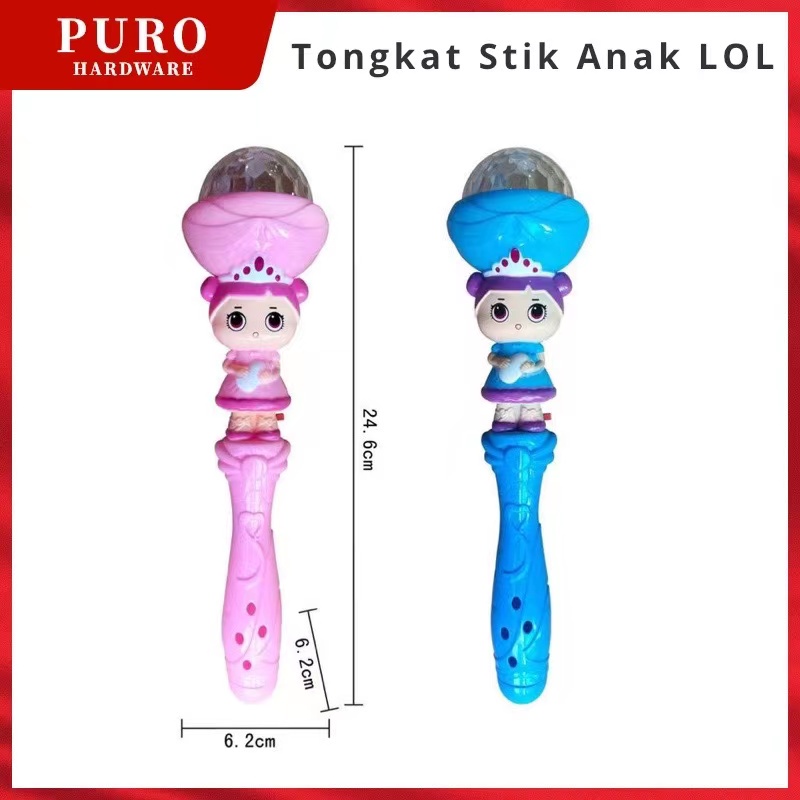 Tongkat Stik Anak LOL / Tongkat Musik Lampu Putar / Ainan Tongkat Ajaib Yang Dapat Bersinar Dan Mengeluarkan Musik Luminescent Frozen / Captain America / LoL