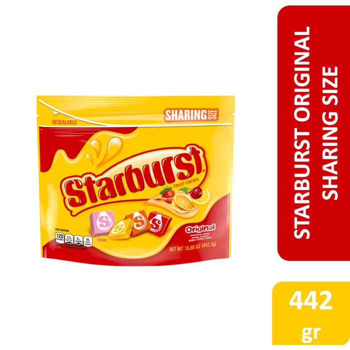 Starburst Candy Sharing Size - permen starburst import usa