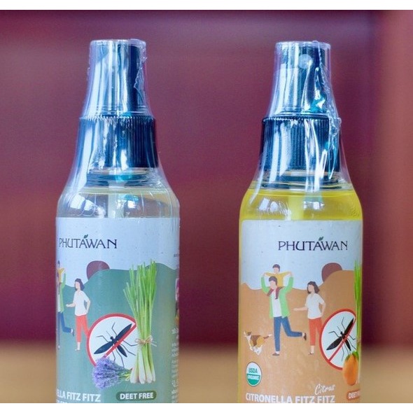 PHUTAWAN MOSQUITO SPRAY CITRONELLA NEW PACKAGING