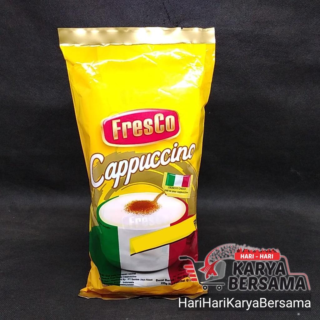 

BUBUK KOPI FRESCO CAPPUCCINO BAG 6+3 SACHET X 25GR