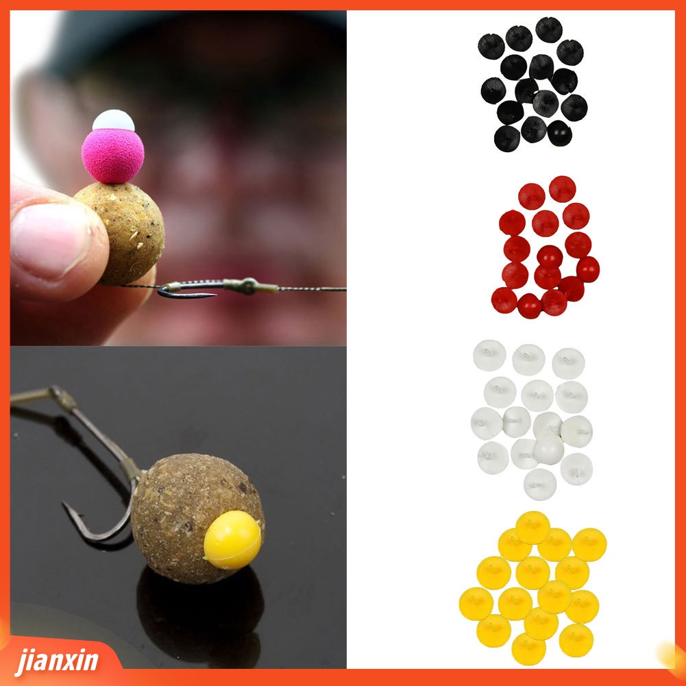 (In Stock) 20Pcs 12mm Carp Fishing Sight Stops Plastik Sumbat Tackle Alat Aksesoris