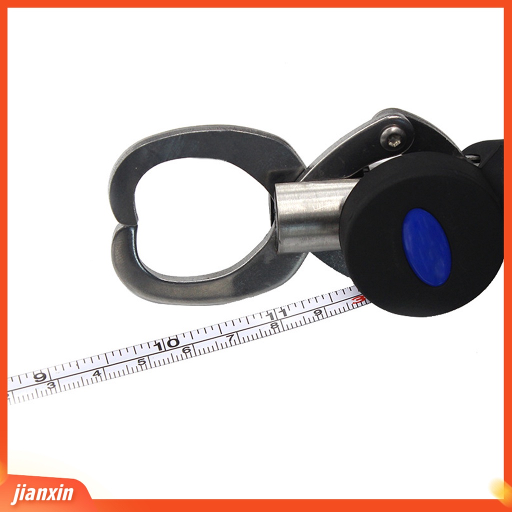 (In Stock) 24cm T shaped Metal Tebal Fish Control Grip Holder Tang Penjepit Dengan Skala Penggaris