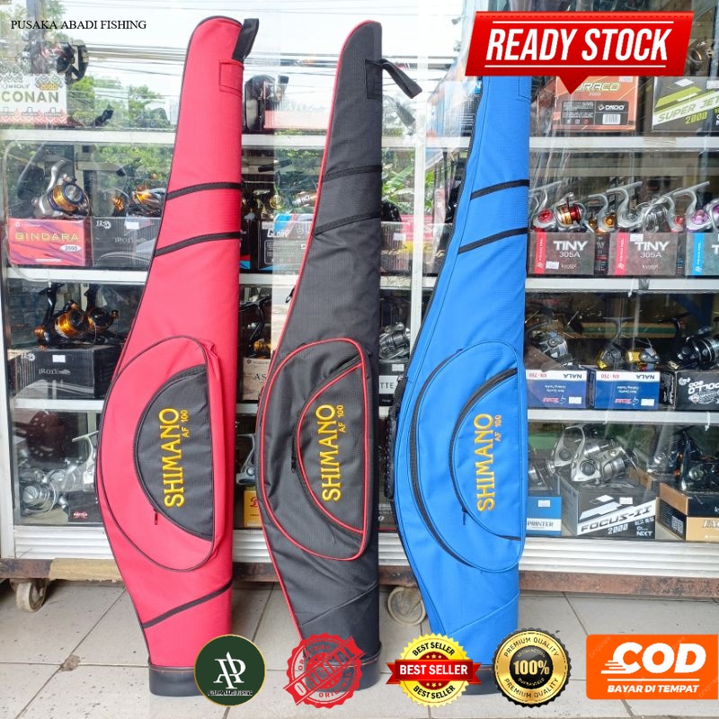 Tas pancing SHIMANO muat 2 joran - Tas pancing Shimano bisa berdirii