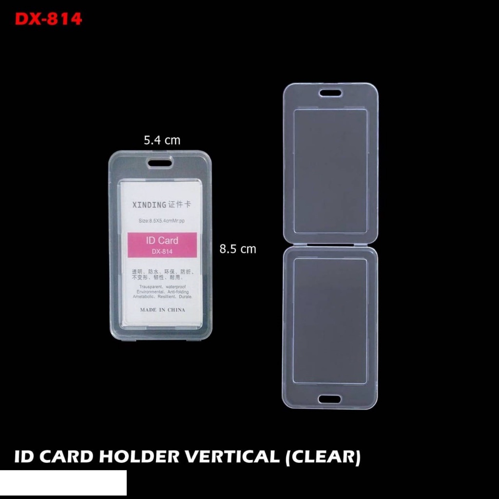 Apazada Id Card Holder Vertical / Glue Card Tempat Id Card Murah