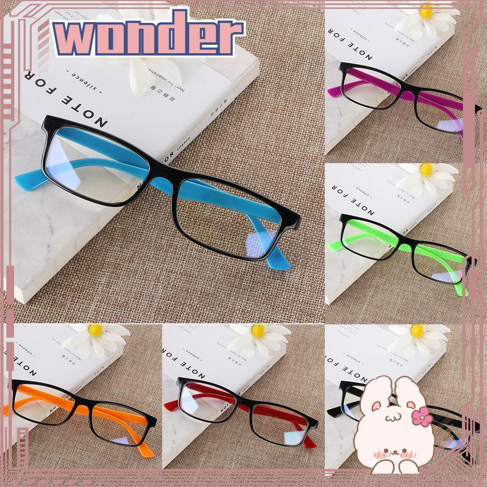 WONDER Kacamata Anti Blue Rays Unisex UV400 Perlindungan Radiasi Gaming
