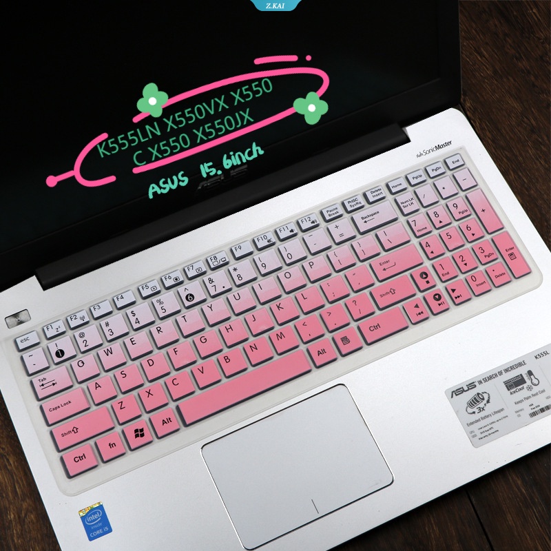 Cover Keyboard ASUS 15.6inch Komputer Untuk K555LN X550VX X550C X550 X550JX Film Keyboard Lembut Dan Nyaman TPU Film Bening Pelindung Silikon [ZK].