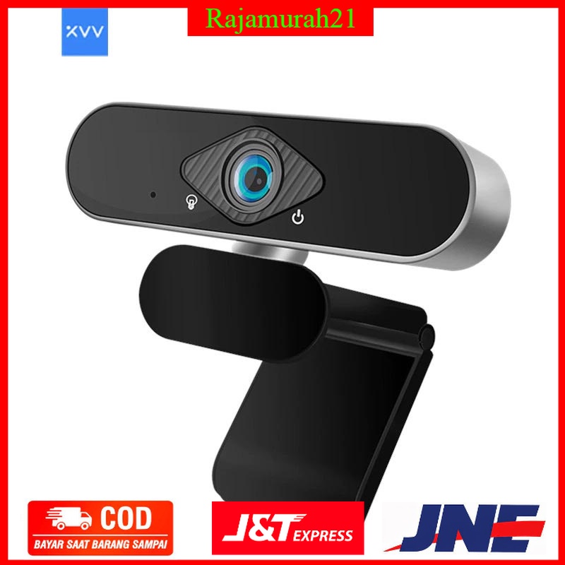 Xiaov HD Webcam Video Conference 1080p 30fps with Microphone - Black - XOCA0XBK