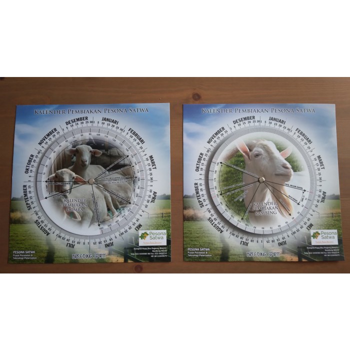 

pgcollection sale !!! Kalender Pembiakan Domba/Kambing Pesona Satwa - Kambing