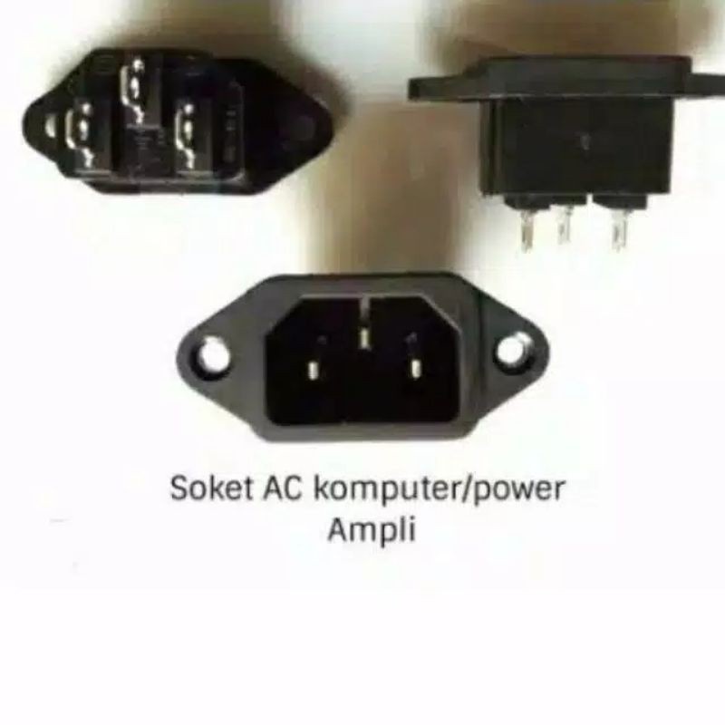 Soket Ac power amplifier soket ac computer