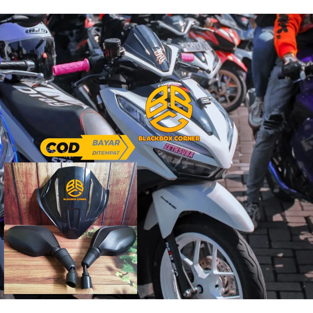 VISOR JENONG VARIO KEYLESS 125 150 LED NEW SPION X1 SPION CLICK VARIO 125 150