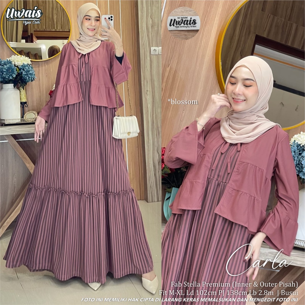 Pakaian Baju Busana Wanita CARLA SET by UWAIS 15/07 AS G87