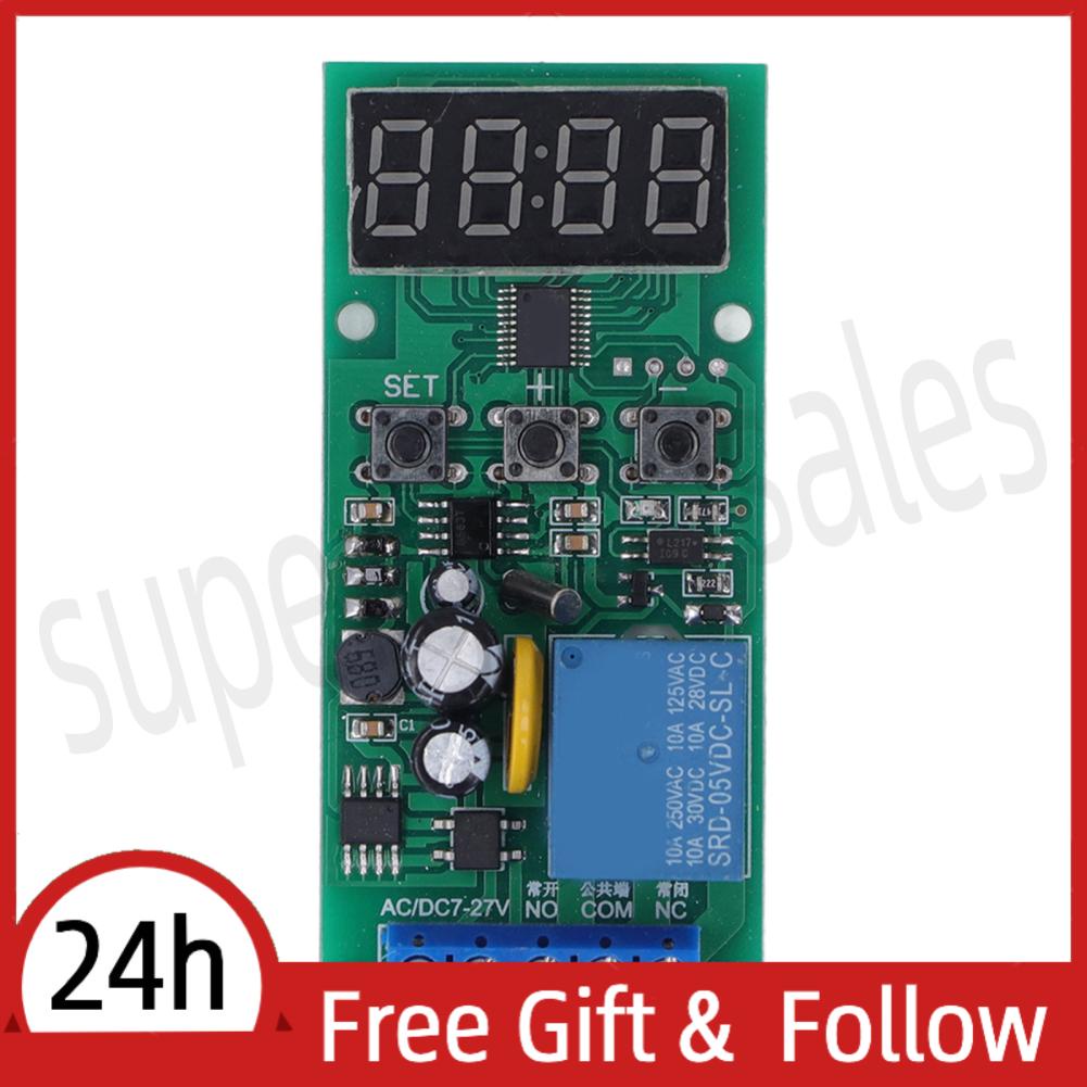 Supergoodsales Real Time Timing Switch Relay Module  Synchronization Circuit Board Power Off Memory Clear Concise Interface for Control