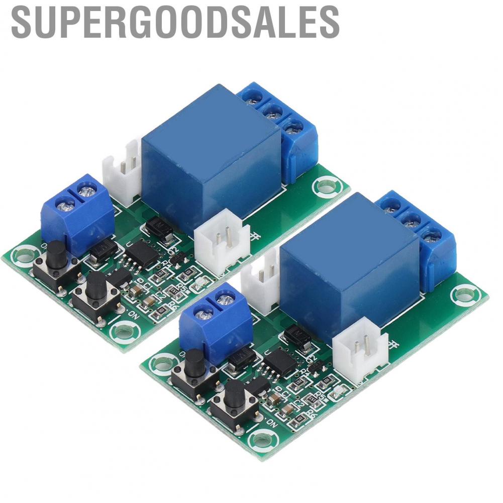 Supergoodsales 2X 12V Single Channel RS Trigger Circuit On Off Relay Module