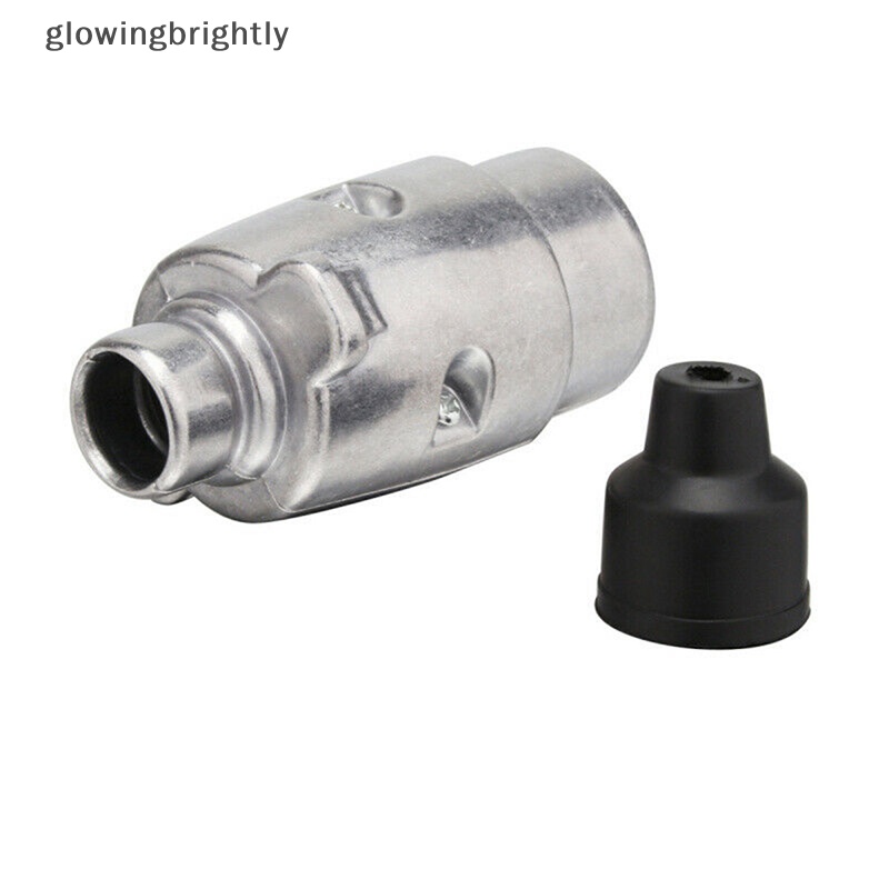 [glowingbrightly] Colokan 7pin Metal Trailer Towbar Towing Lights Socket Mobil Van Caravan 12V APM TFX