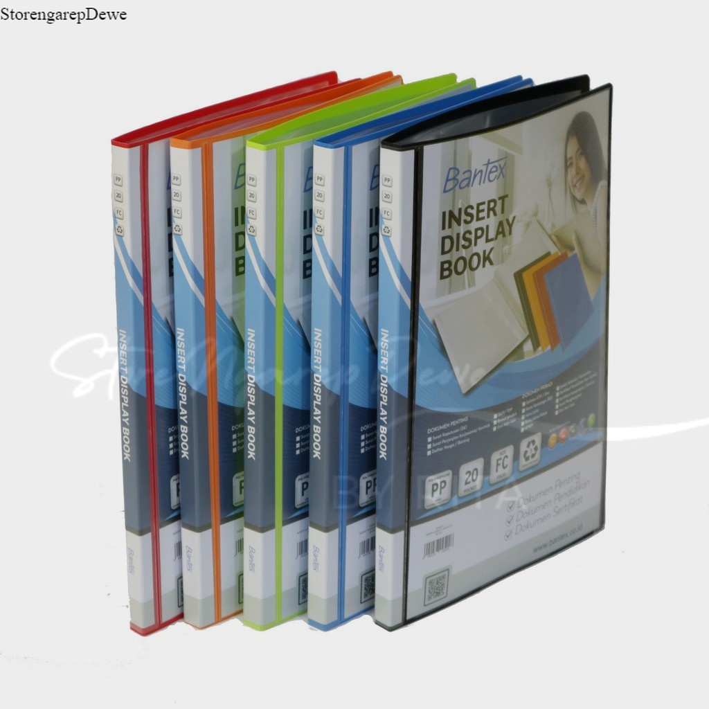 

Bantex Insert Display Book PP Folio 40 pockets #3185I real barang original bantex