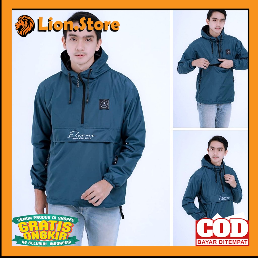 PARASUT JAKET OUTFIT KEREN TRENDY /JAKET SEMI PARKA - ELZANO SEMI PARKA JAKET PARASUT PRIA WANITA