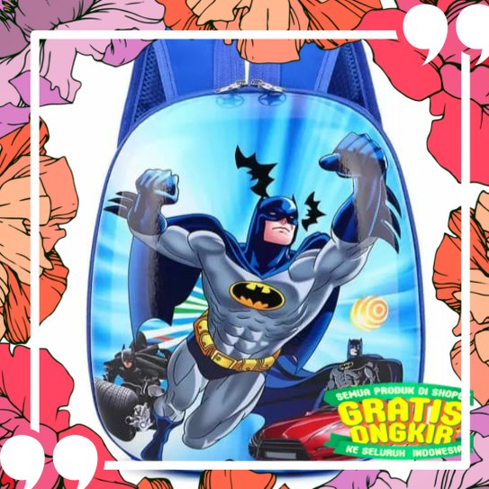 GGS Tas Ransel Sekolah Karakter Anak Laki Laki Robot / as Karakter PRINT/ Tas Ultraman/Tas Spiderman