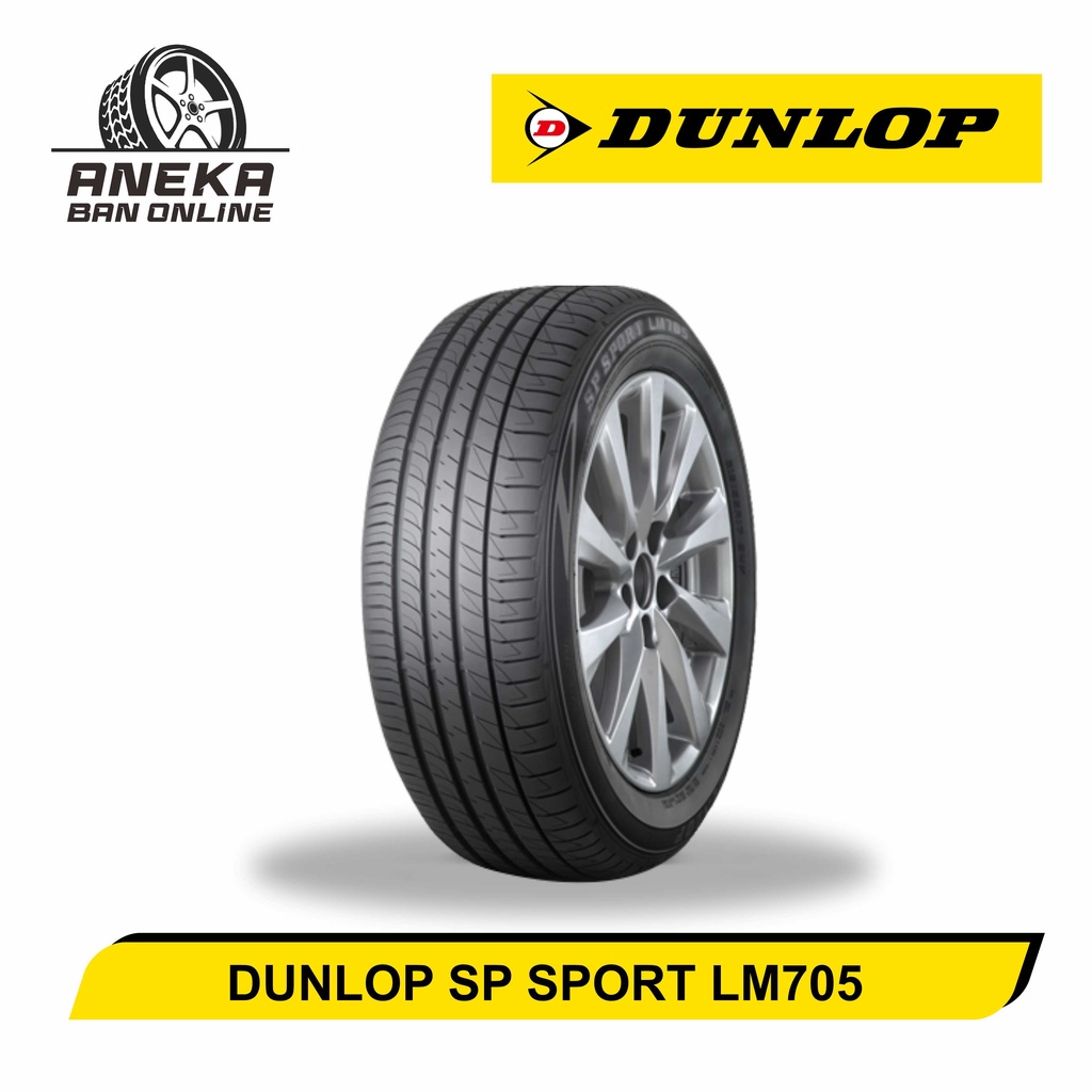 FREE PASANG Dunlop Sp Sport LM705 Ukuran 205/65 R16 Ban Mobil Alphard X Innova