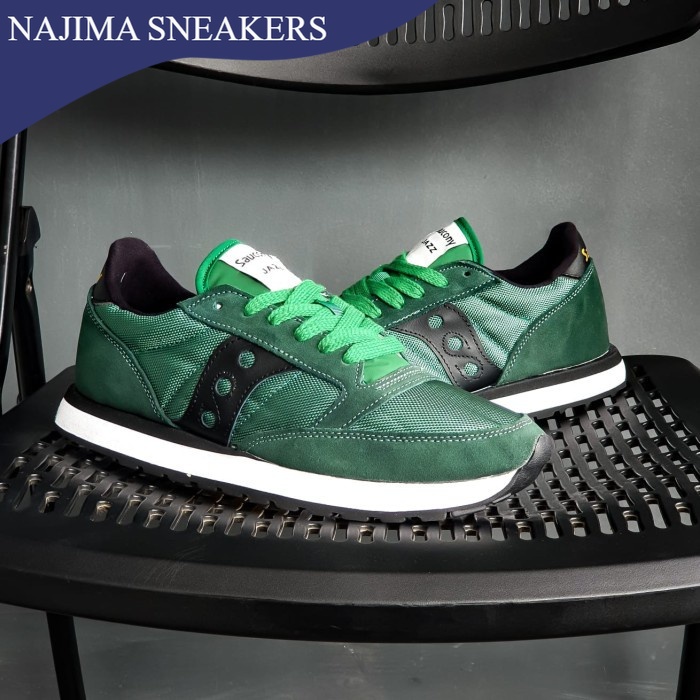 Sepatu Saucony Jazz Vintage Original Green Black Terlaris