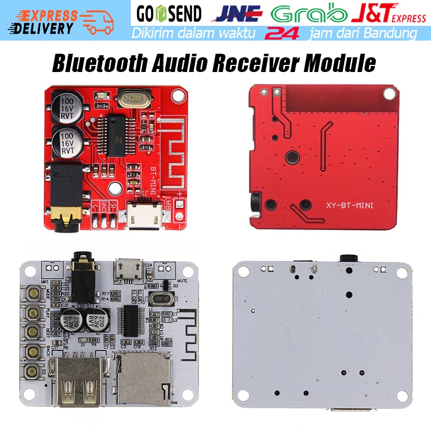 Diy Modul Bluetooth 4.1 Audio Receiver Board / Papan Dekoder Bluetooth MP3 Untuk Speaker Audio Mobil