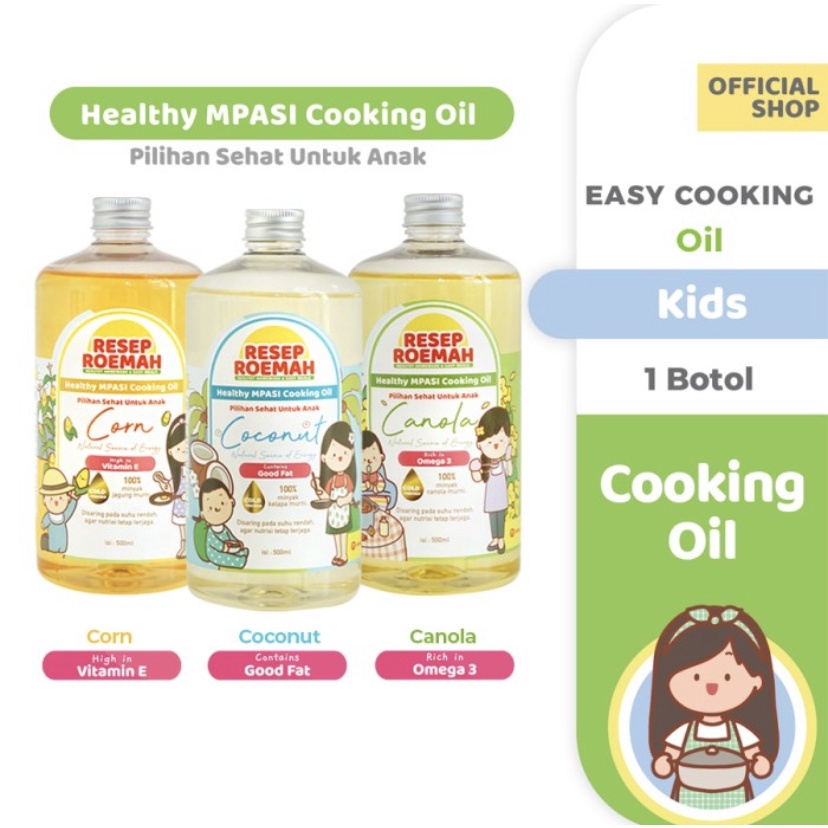 

Resep Roemah Healthy Mpasi Cooking Oil / Minyak Goreng Sehat MPASI