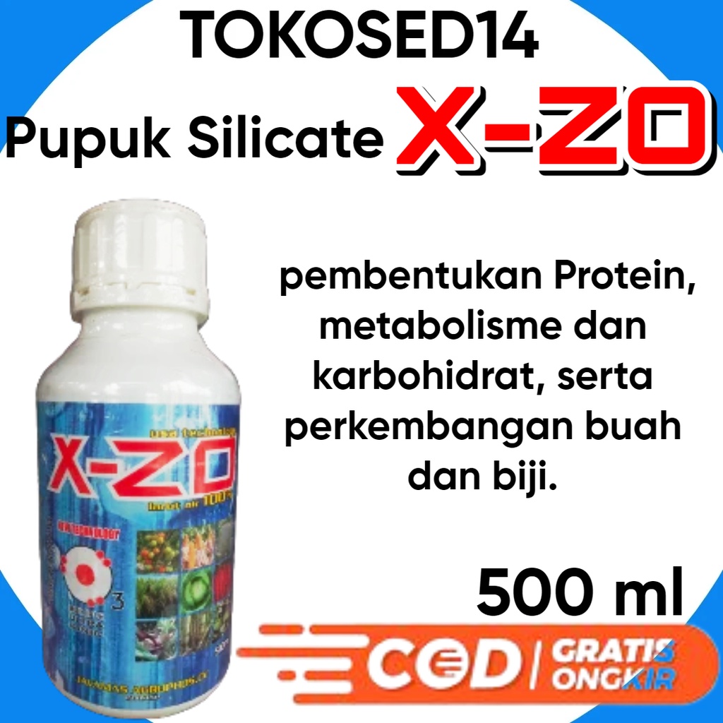 Pupuk Silicate X-ZO 500 ml IONIK MELINDUNGI KULIT BUAH TANAMAN java mas x zo