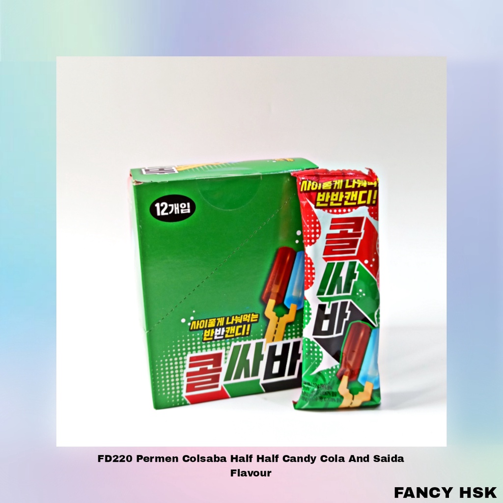 

PERMEN COLSABA HALF HALF CANDY COLA AND SAIDA FLAVOUR FD220