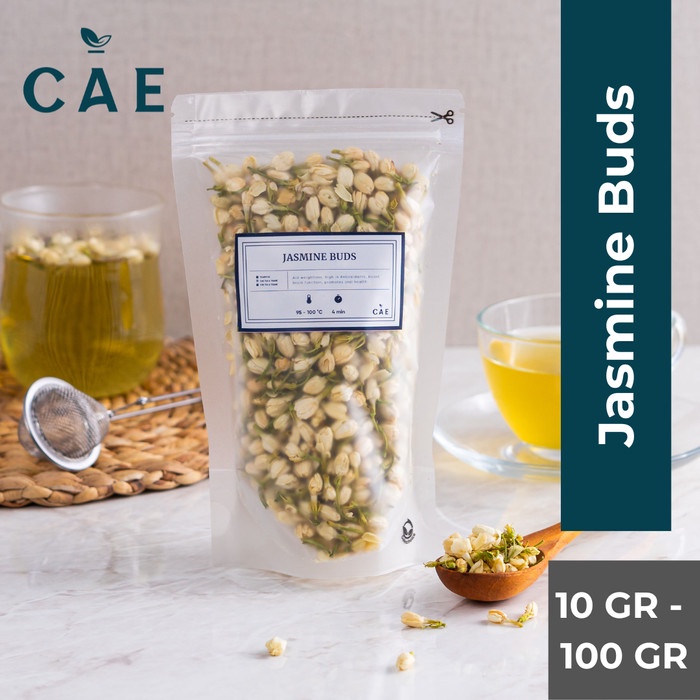 

Pure Dried Jasmine Buds Teh Bunga Melati Kering Flower Tisane 10-100gr