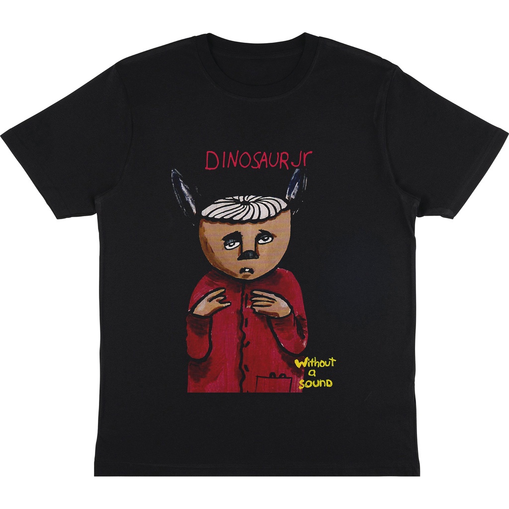 KAOS VINTAGE DINOSAUR JR - WITHOUT A SOUND | T-SHIRT BAJU BAND | KAOS HITAM PRIA PB